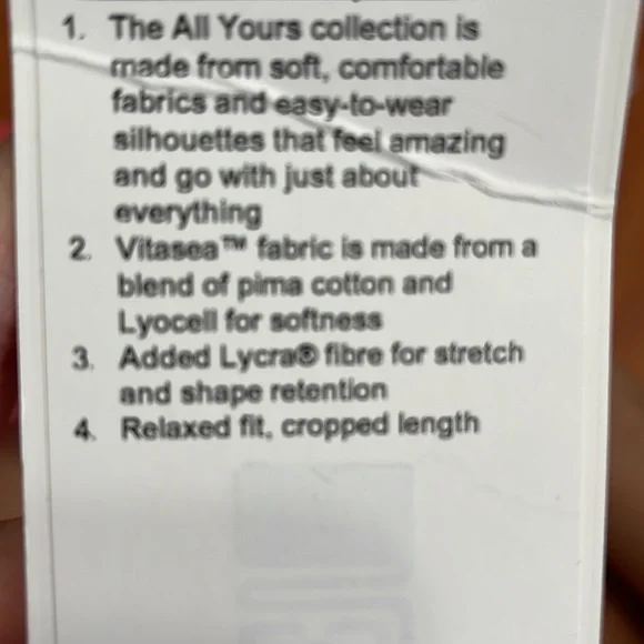 Lululemon Cropped Tee - Picture 5 of 6